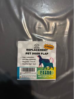 Pet door flap
