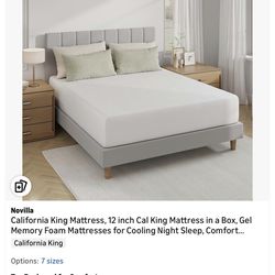 King Mattress in box /  Colchón, en caja sin abrir.