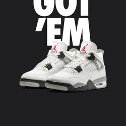 Air Jordan 4 Retro “White Cement”