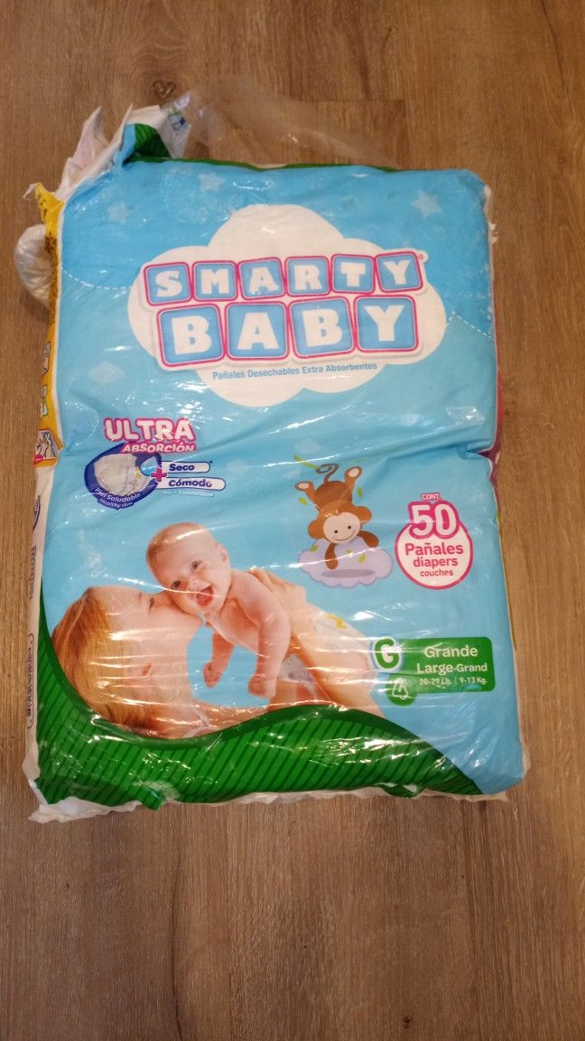 Budget Baby Diapers – Size Large (20–29 lb), 50-Count Pack