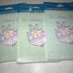 Bridal Shower Invitation/ Envelopes