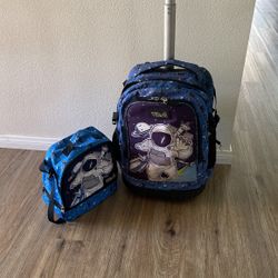 TILAMI rolling backpack With Lunch Bag $80