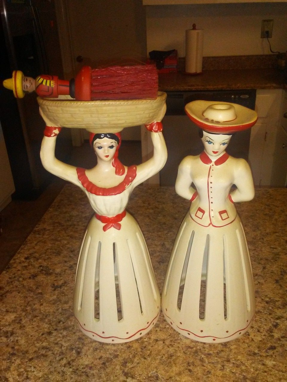 Vintage ceramic napkin holders