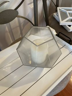 White Candle And Holder