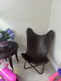 Leather Butterfly Chair