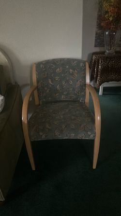 Upholstered Armchair - In Good Condition - $10