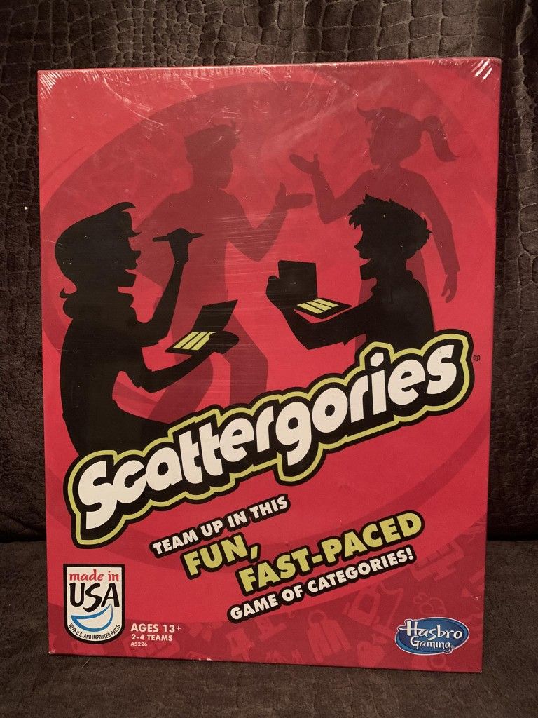 Scattergories Game by Hasbro Gaming 2013 New In Plastic