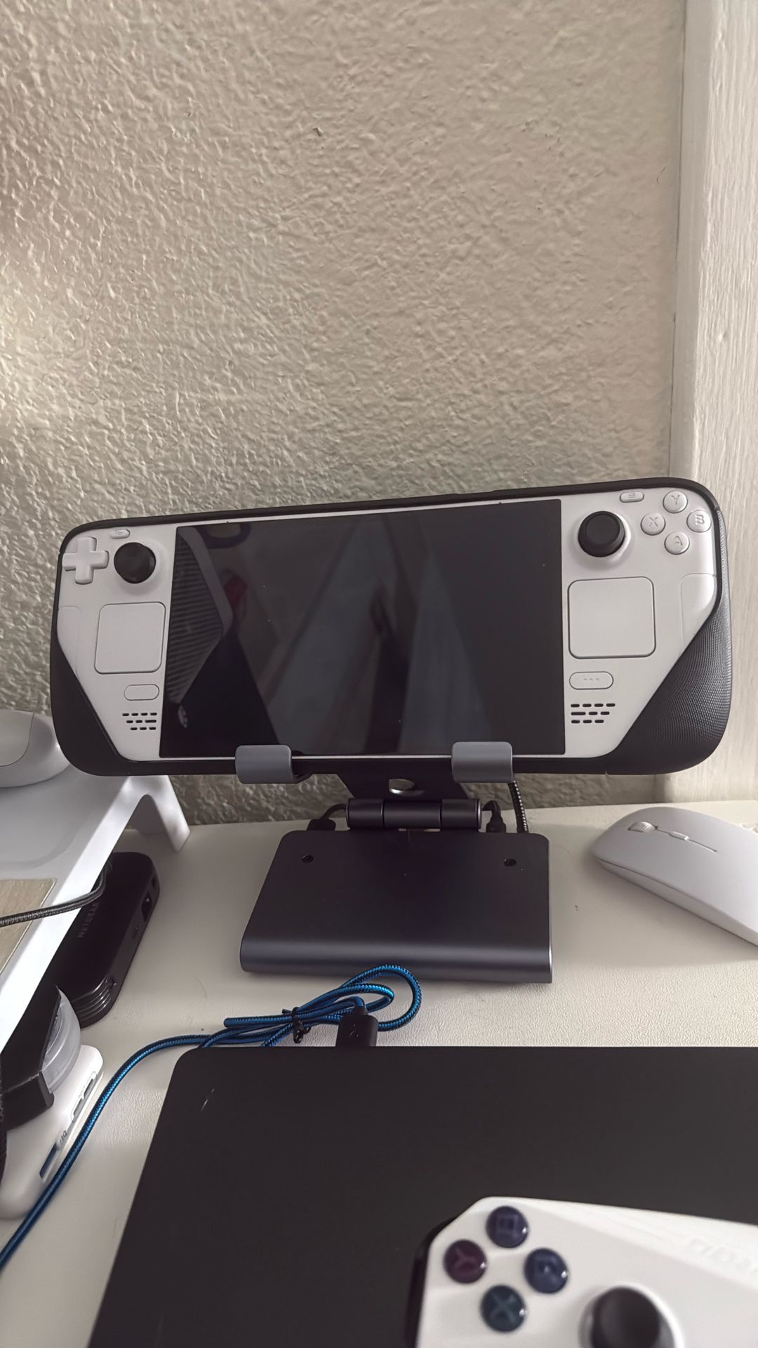 Steam Deck OLED 512gb Full White Shell Conversion