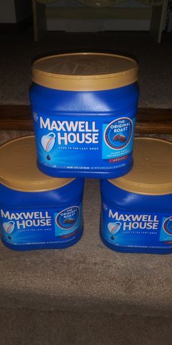 Maxwell House Coffee! 30.6 oz canisters! Fresh!
