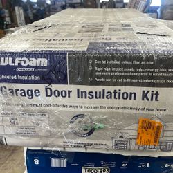 Henry Garage Door Insulation Kit 1-1/4 in. x 20-1/4 in. x 54 in. (8-panels) Rigid Foam Board Insulation