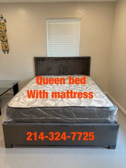 Full size beds with mattress