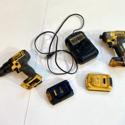 Dewalt 20v Impact & Drill Driver 2 Batteries & Charger All Good Working Condition $100 Cash In Newport Beach 92663