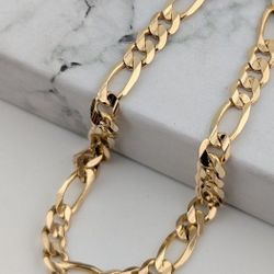 ✨14K Solid Gold Fígaro Bracelet 4.72g.|7.25"|4mm✨💛
