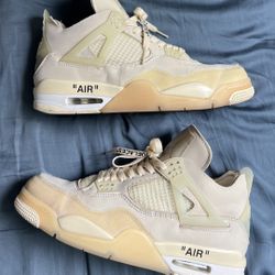 Air jordan Retro 4 Off White 10.5