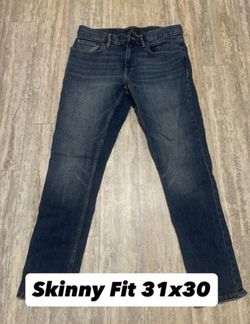 Vintage Brand new Banana Republic Denim Blue Jeans Skinny 31x30- $30