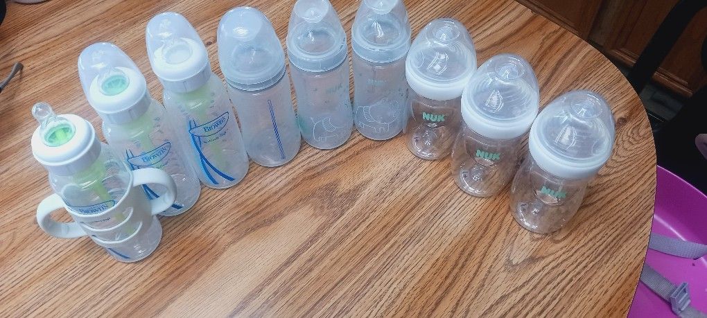 Plastic Baby Bottle Bundle Used Like New