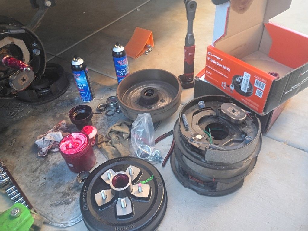 Travel Trailer Bearing Repack