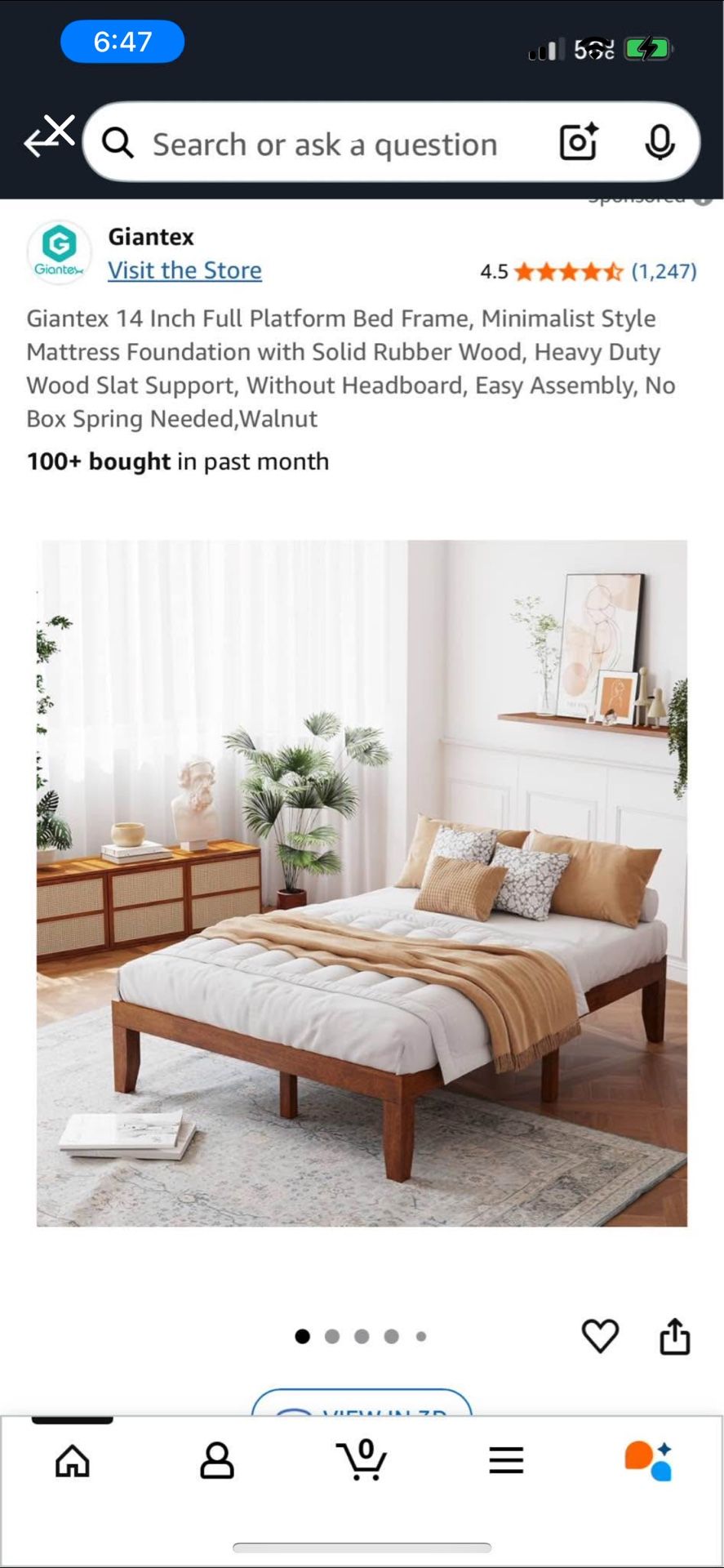 Full Size Bed Frame
