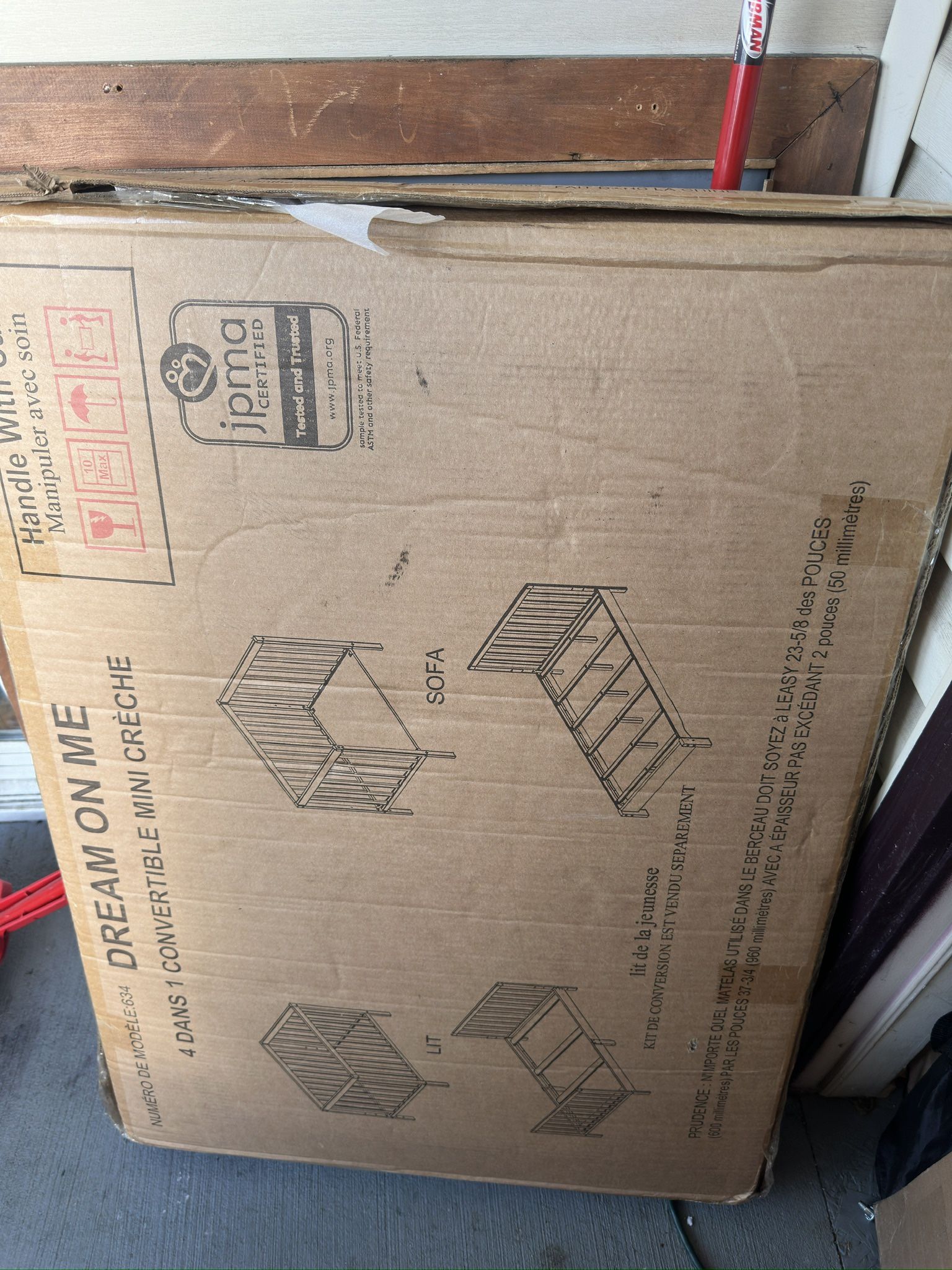 4 In 1 Baby Bed And Mattress, NEW