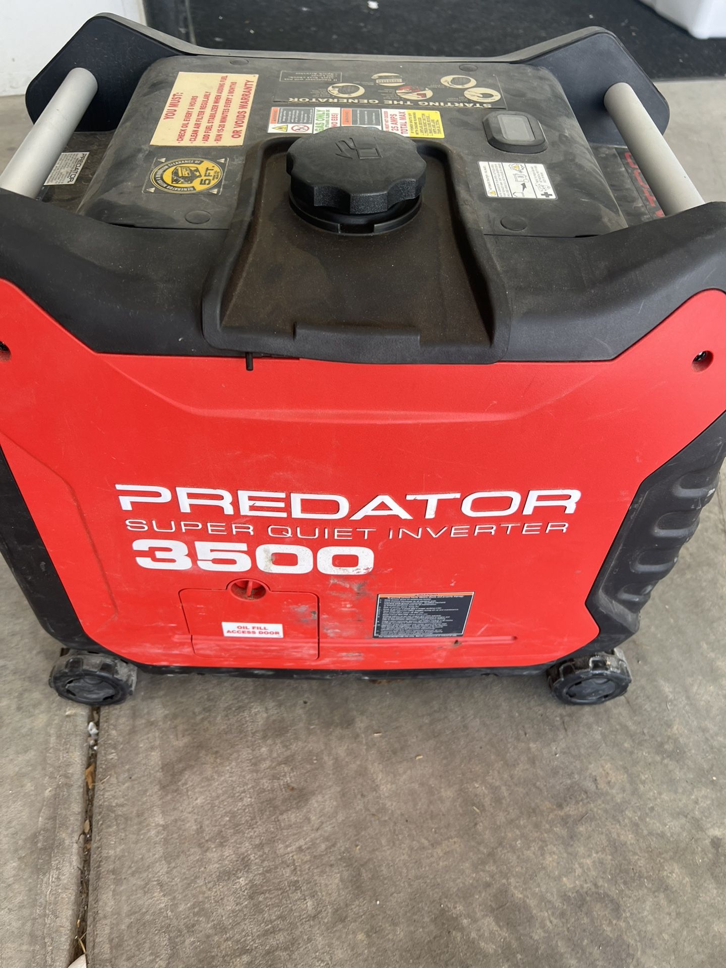 3500 Watt Predator Generator 124hrs for Sale in Henderson, NV OfferUp
