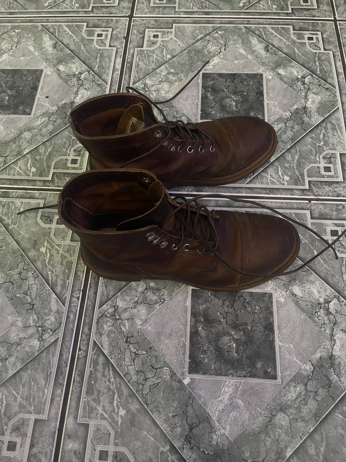 Red Wings Iron Ranger boots size 7.5D