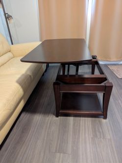 Adjustable Height Coffee Table