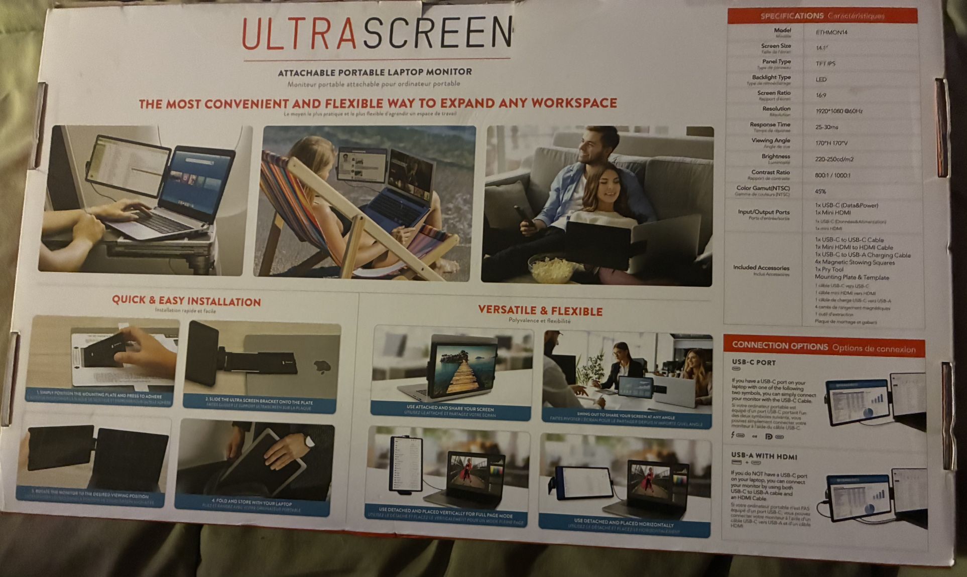 Portable Attachable Laptop Screen