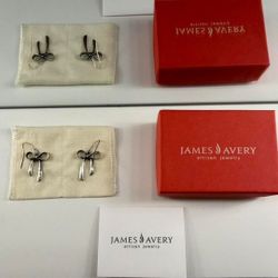 James Avery Bow Earrings