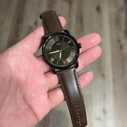 Fossil Leather Band Brown