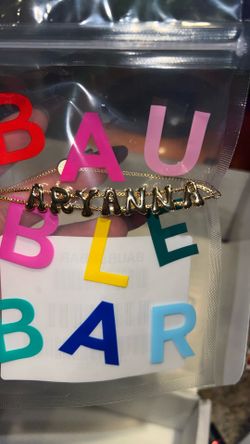 BaubleBar Custom Name Bracelet