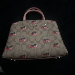 Strawberry Coach purse 