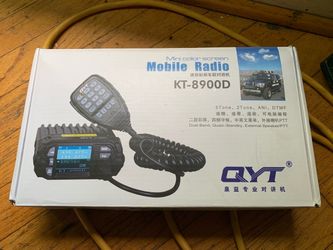 Qyt Kt-8900d Dual Band Mini Car Radio Mobile Transceiver VHF UHF Compact Design