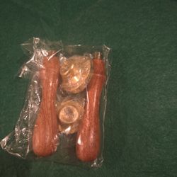 Wax Seal Stamp Set – Ornate Crest Design – 2 Handles + 2 Stamps