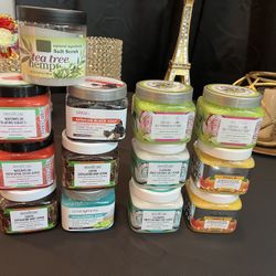 Skin Exfoliating Sea Salt Scrub Many Scents
