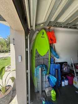 3 lifetime paddle boards and paddled