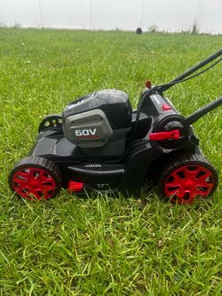 Powerworks 60v battery lawnmower