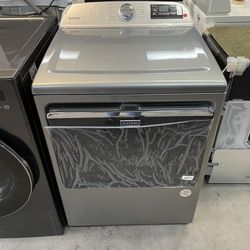 Grey Maytag 7.5 Cu Electric Dryer - 220 Volts 