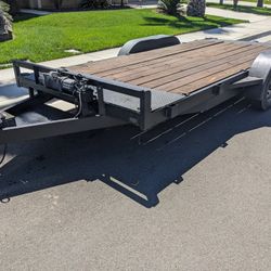 Flate Bed Car Hauler Utility Trailer