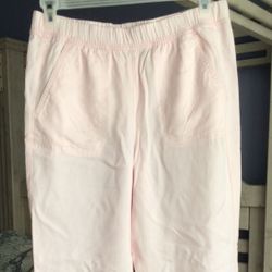 NEW  Medium Light Pink Linen Joggers Women’s SALES TODAY. $10  🎈