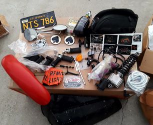 Motorcycle parts odds-and-ends