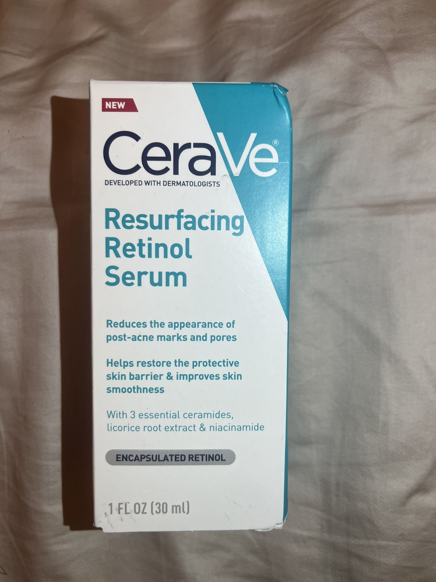 Cerave Resurfacing Retinol Serum 1 Oz