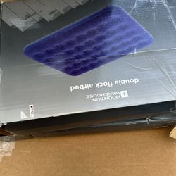 Double Flock Air Bed