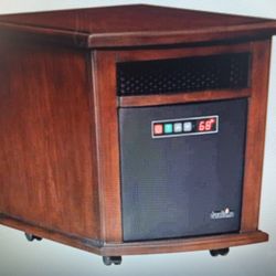 Duraflame Heater Colby Power Heat Remote Control Cherry Finish Brand New In The Box