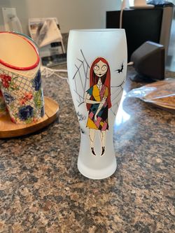 Nightmare Before Christmas Sally Frosted Pilsner Glass