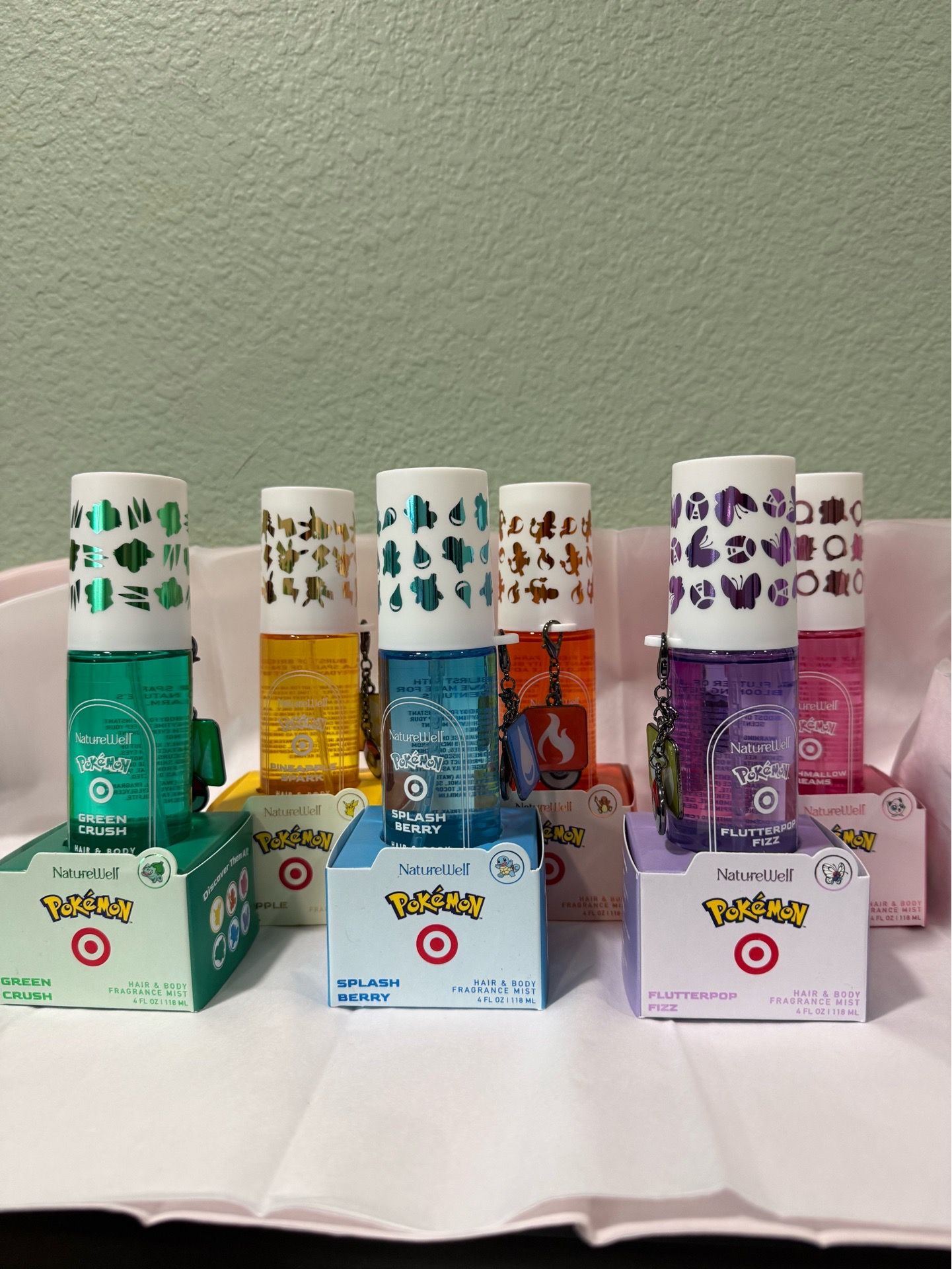 ALL 6 Pokemon x Target NatureWell Fragrance Mists
