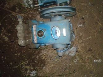 Triplex pump both are