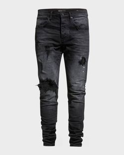Purple jeans