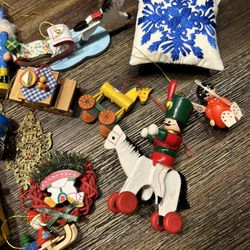 Vintage Christmas ornaments 