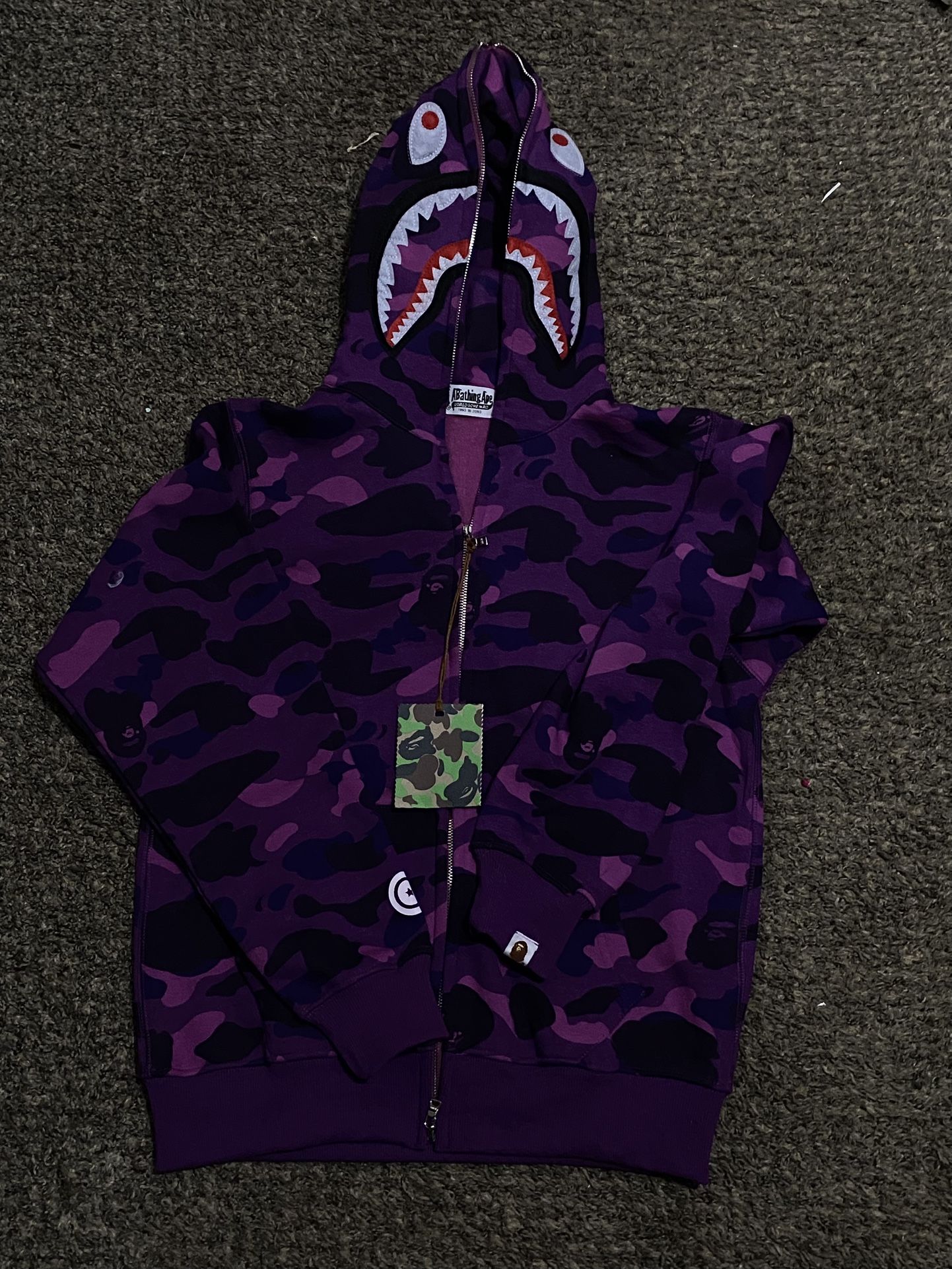 Bape ZipUp Purple Camo