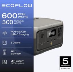 New Eco Flow 600w battery generator